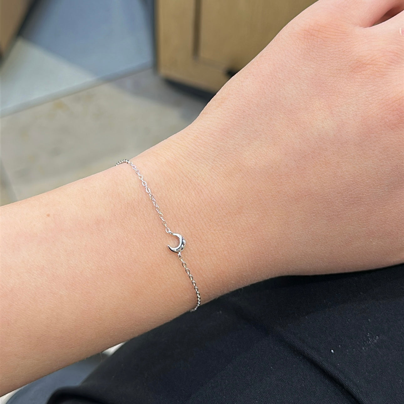 ‘Amar’ Moon Bracelet Gold/Silver