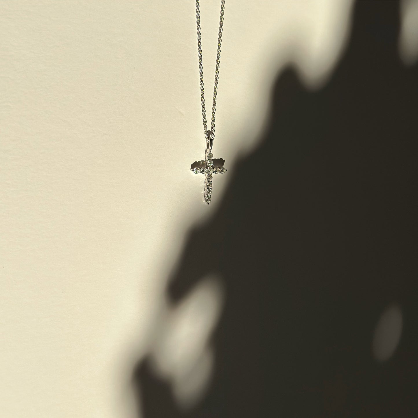 'Flora' Cross necklace Gold/Silver/Rose Gold