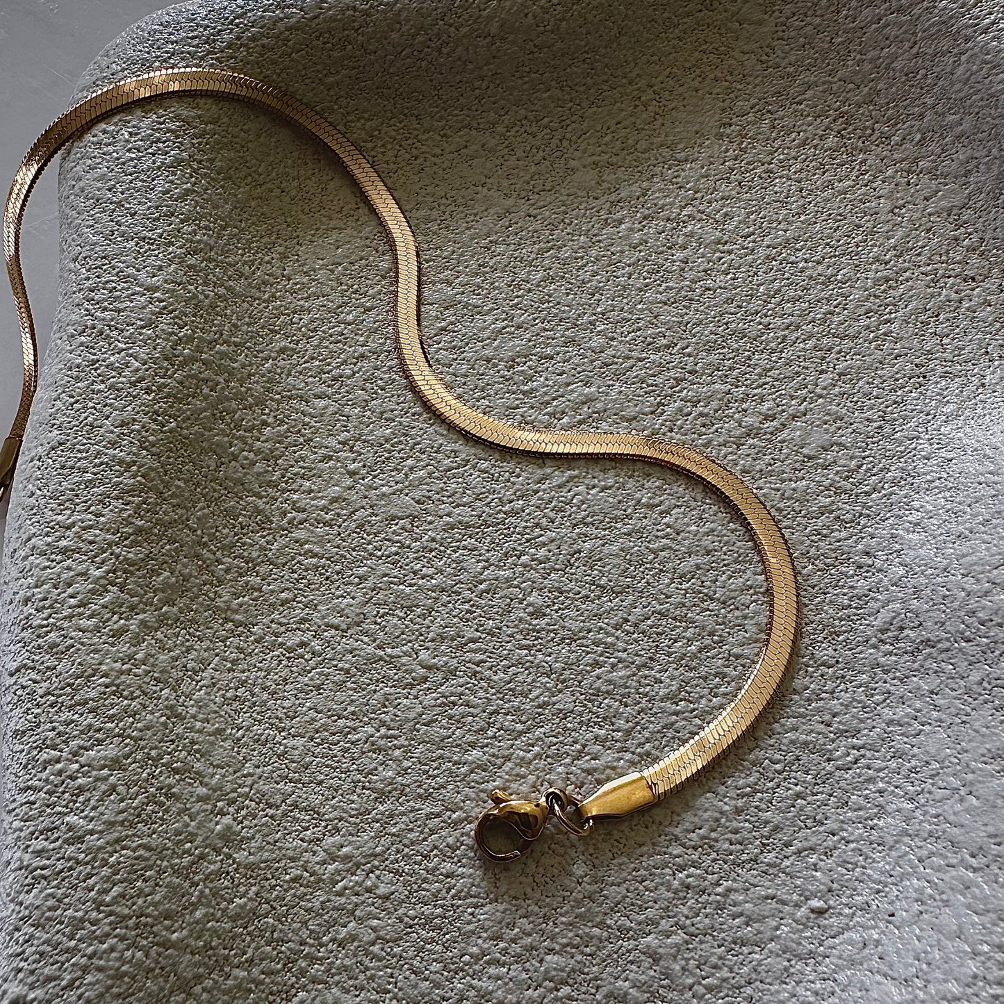 'Gemini' Snake Chain Anklet Gold/Silver