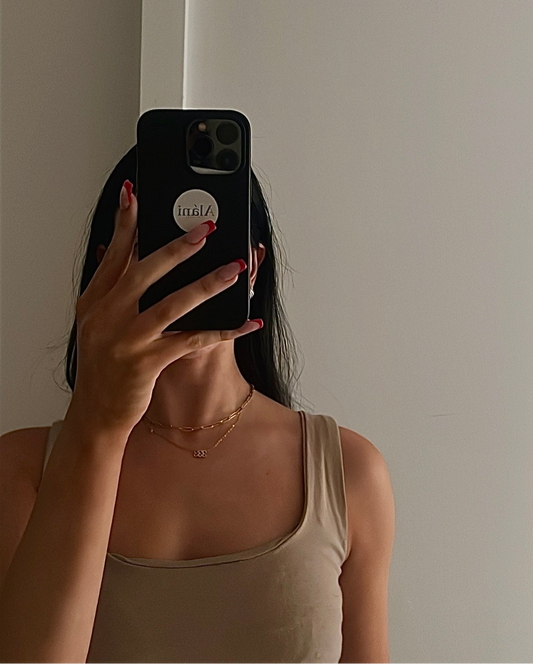 'Serena' Paperclip necklace