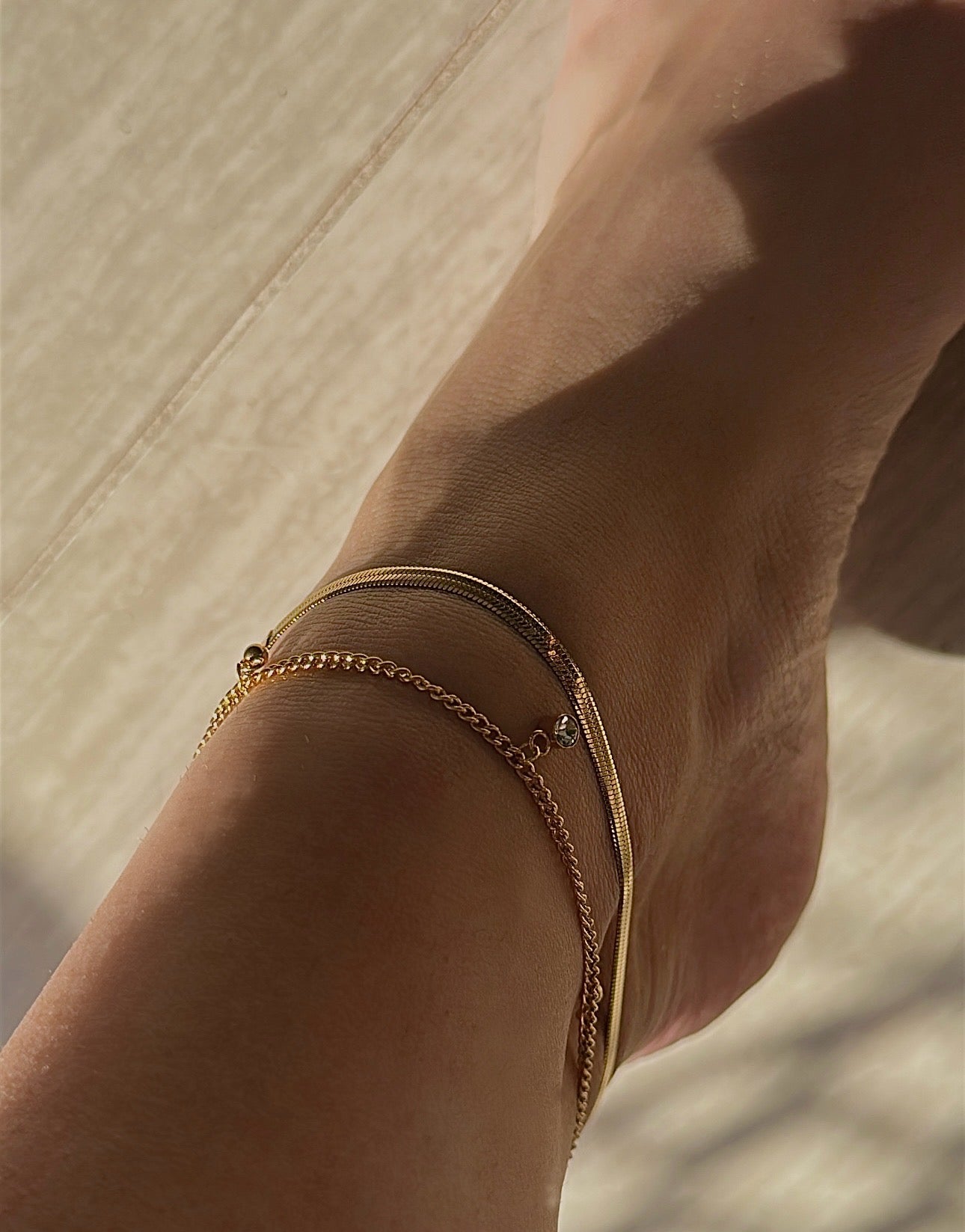 'Natalie' Anklet/Bracelet Gold