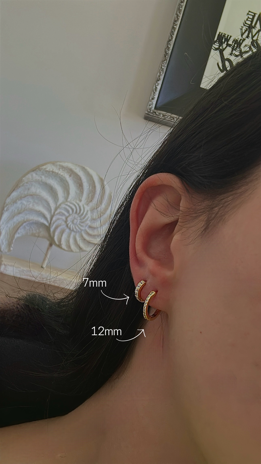 'Adelina' Hoops Gold/Silver