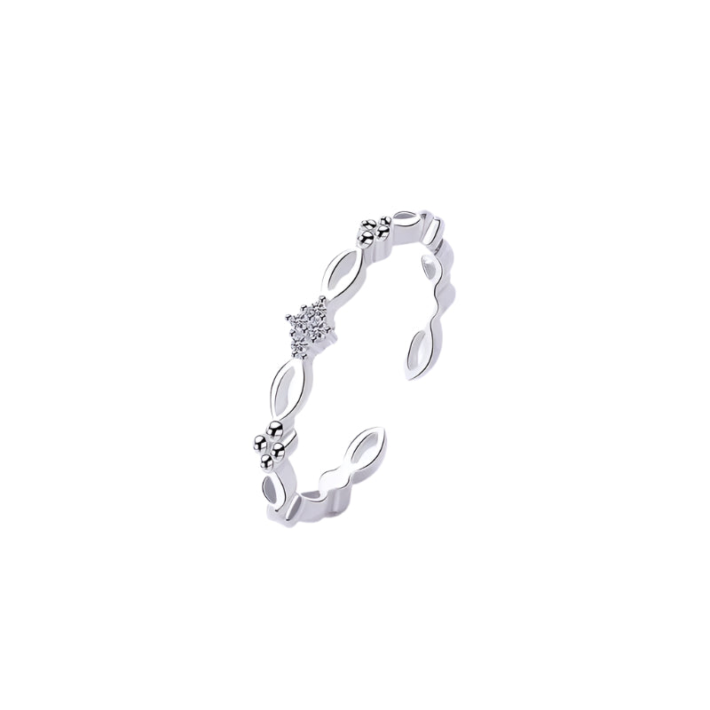 'Viola' Dainty Ring Gold/Silver