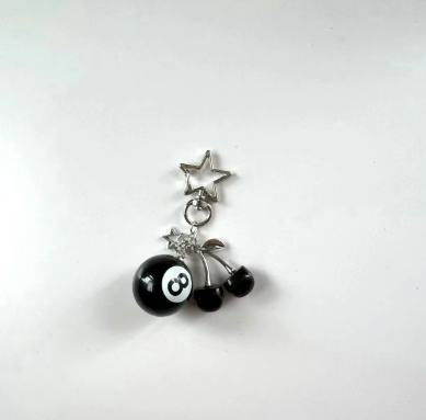 8 Ball Keyring