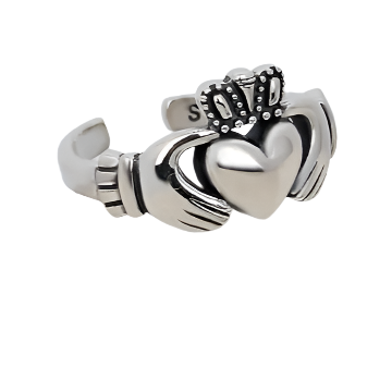 Silver eternity ring