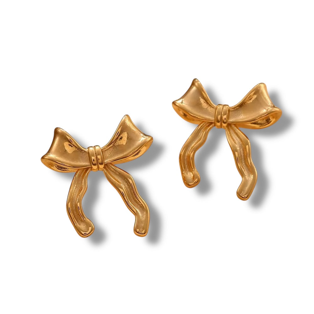 bow earrings product photo