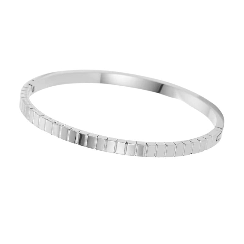 'Chiara' Simple Bangle Gold/ Silver