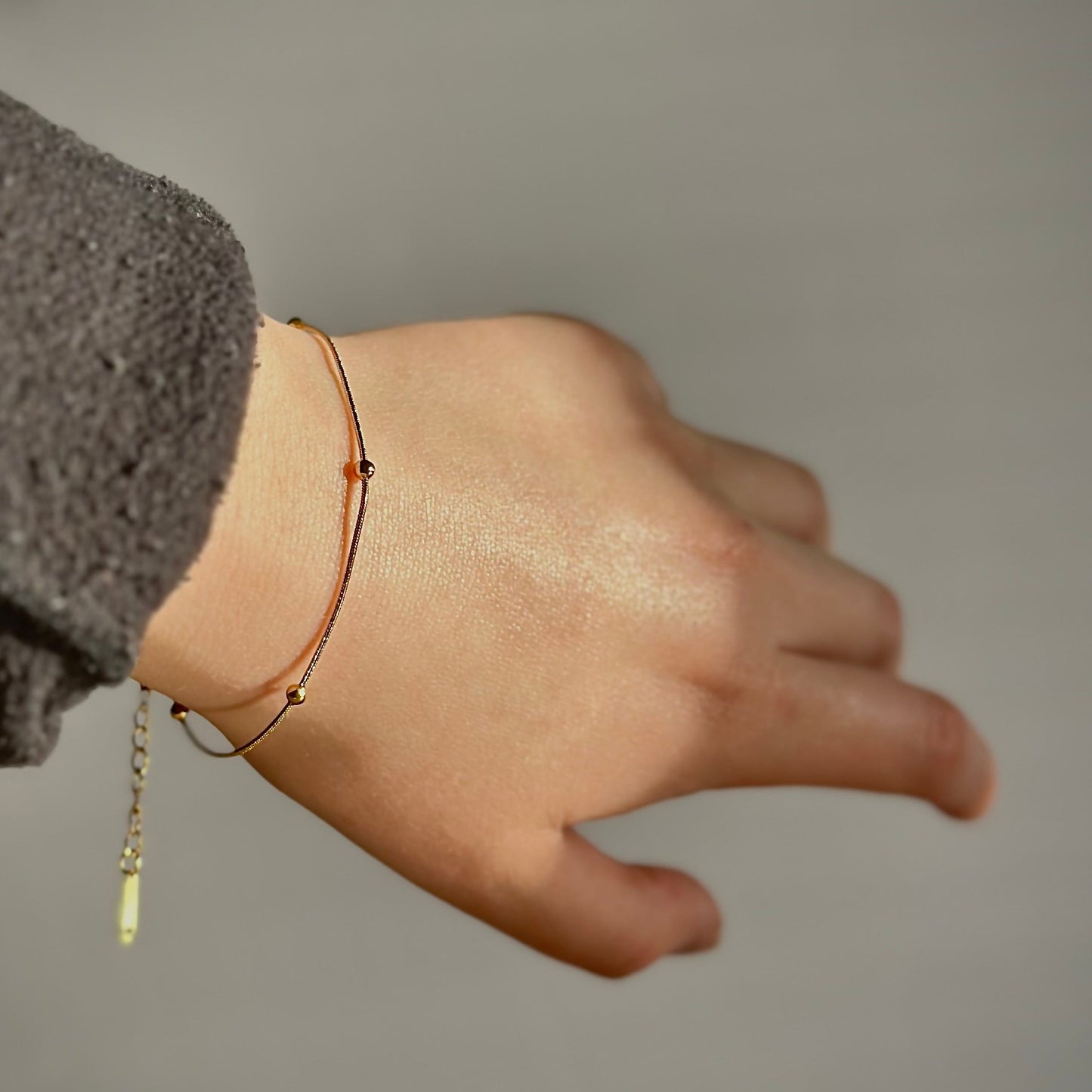 simple gold bracelet