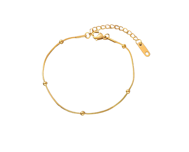 simple gold bracelet