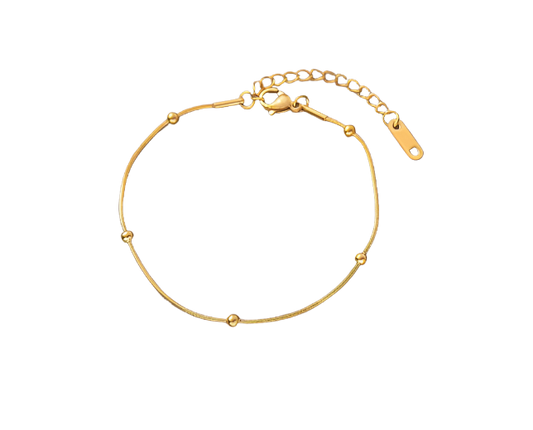 simple gold bracelet