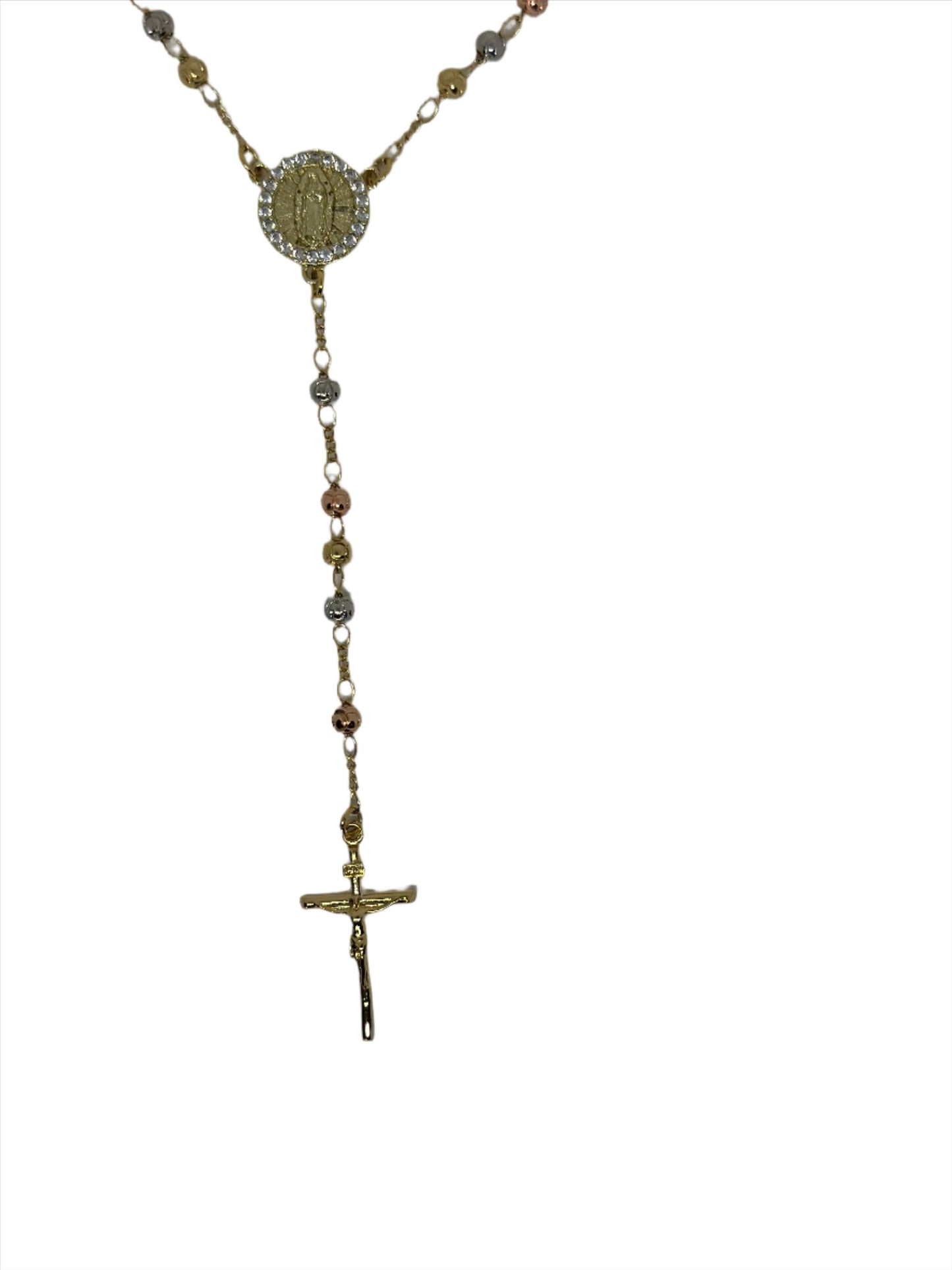 'Eliana' Rosary Beads Gold