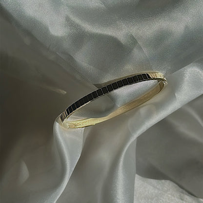 'Chiara' Simple Bangle Gold/ Silver