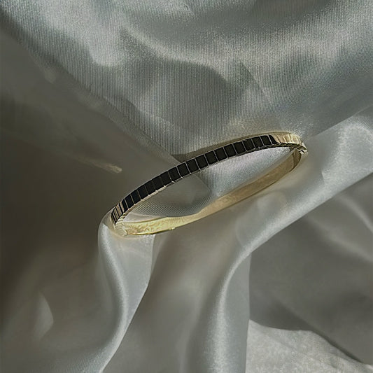 'Chiara' Simple Bangle Gold/ Silver