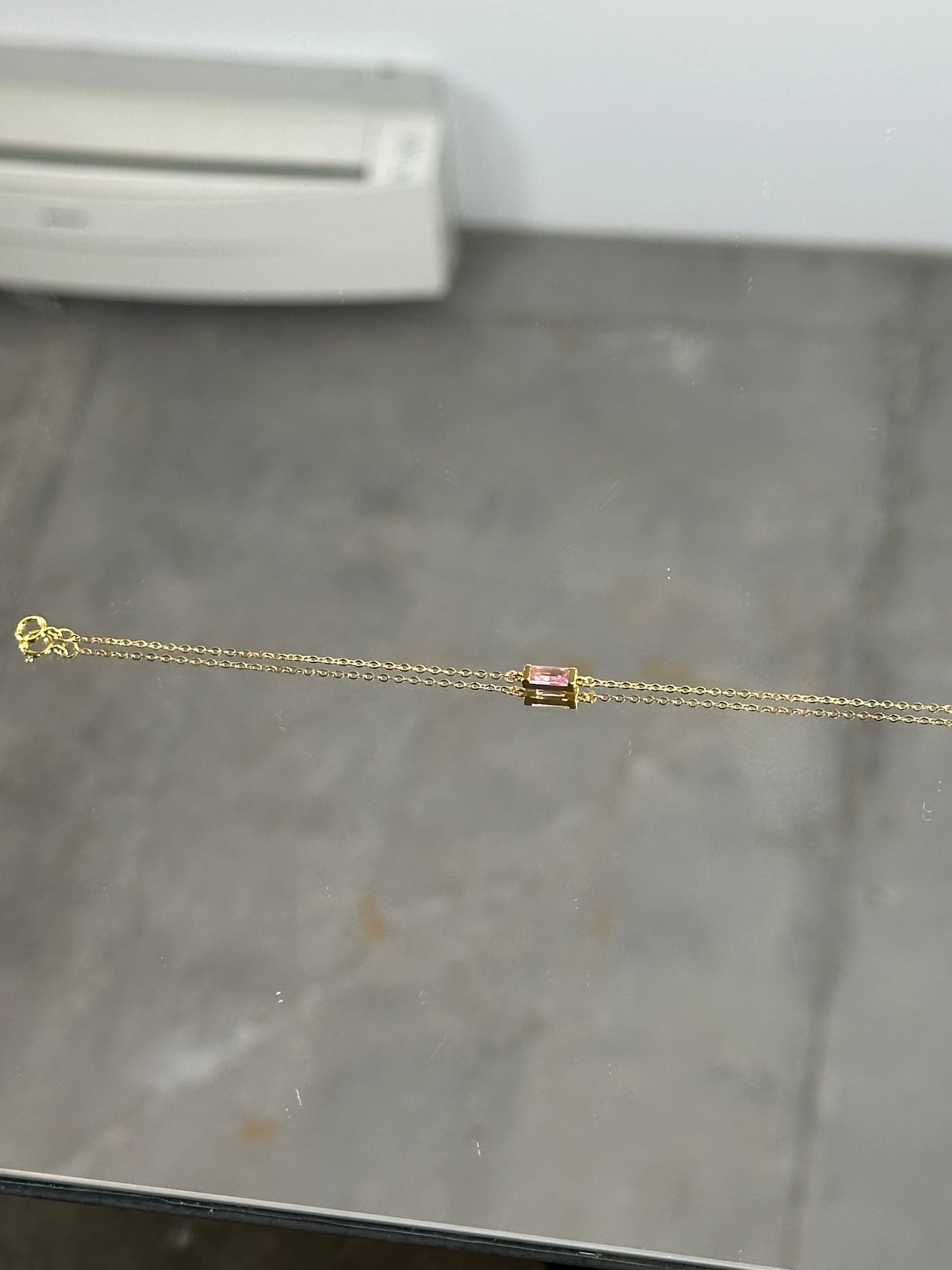 ‘Elara’ Birthstone Bracelet Gold