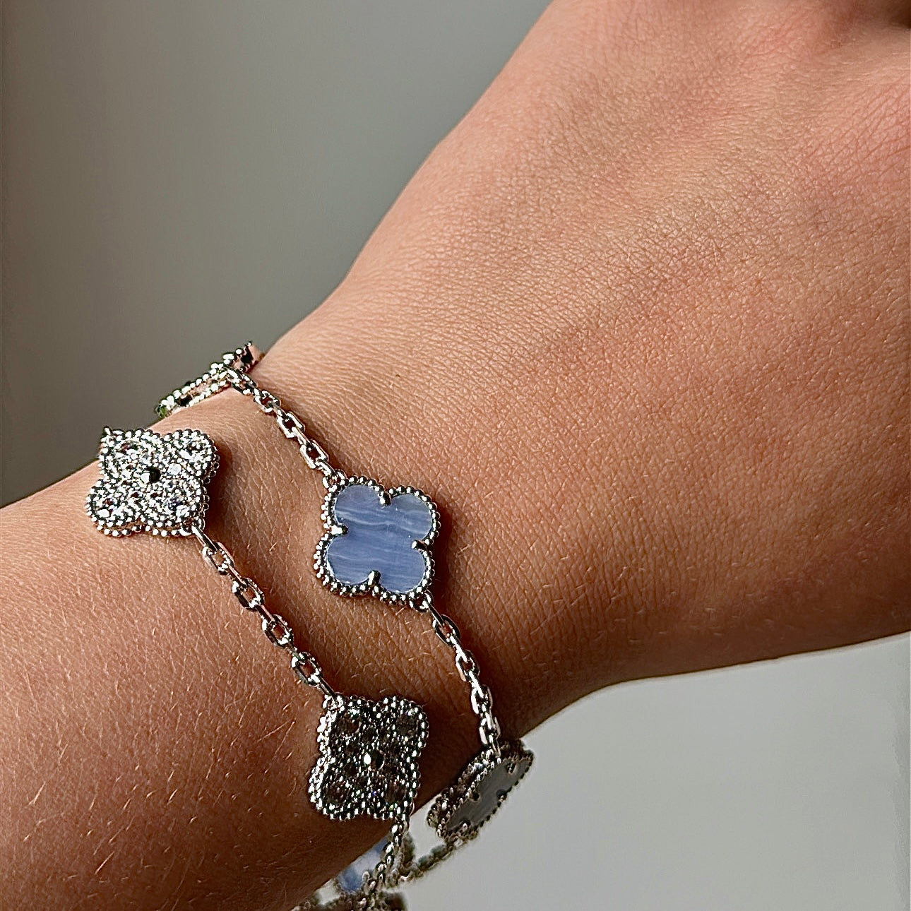 'Deppei' Clover Bracelet Gold/Silver
