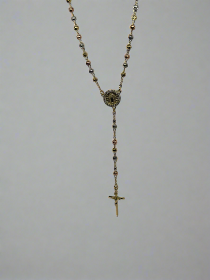 'Eliana' Rosary Beads Gold