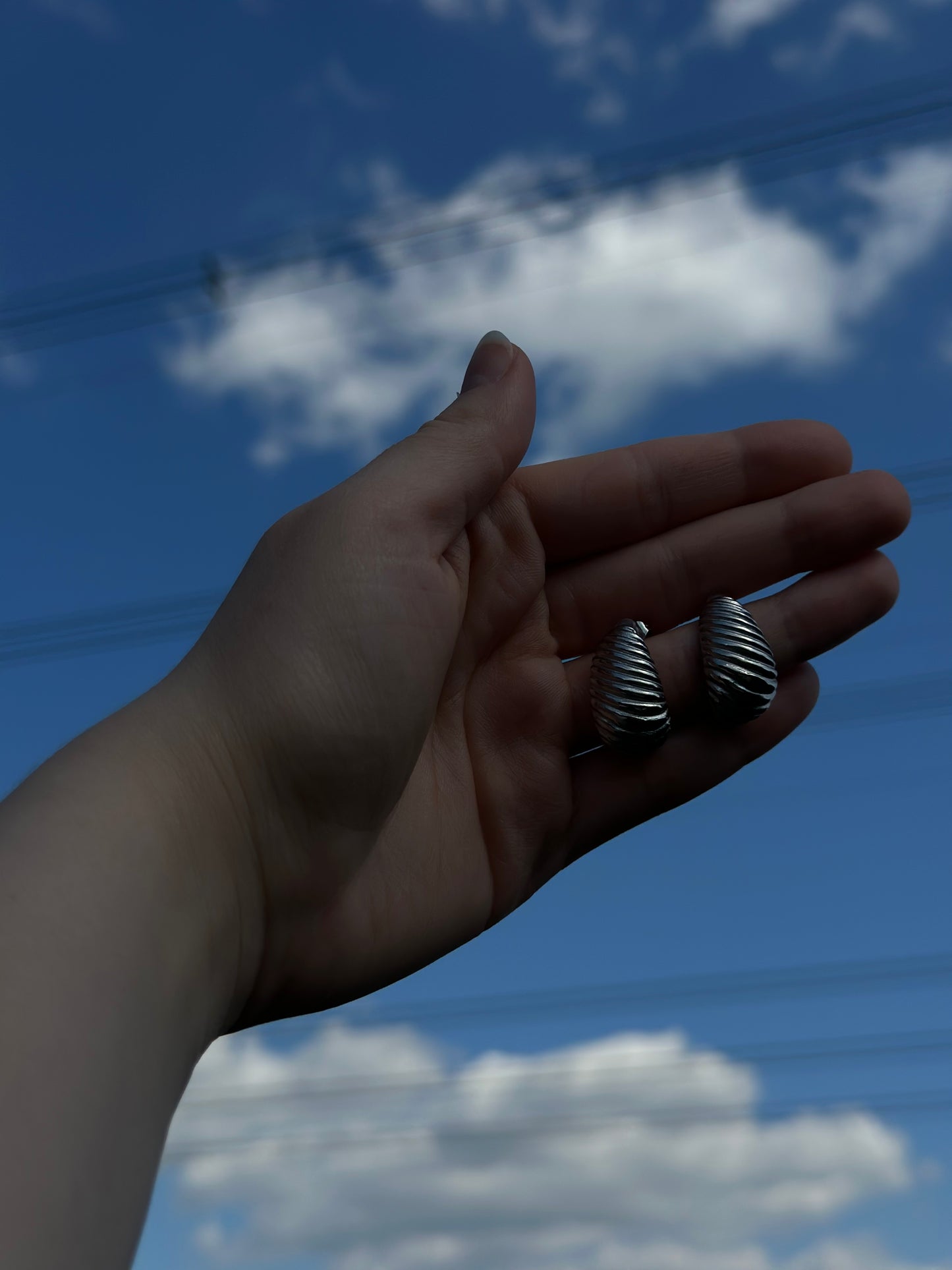 'Cora' Earrings Silver