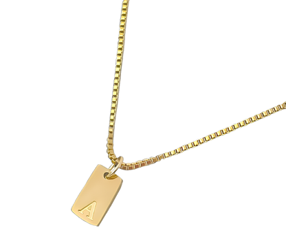 'l'alfabeto' Initial Necklace Gold/Silver