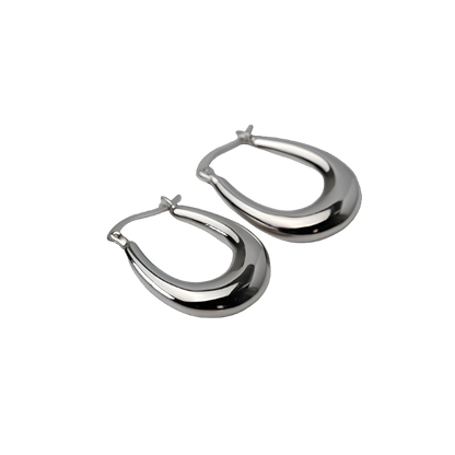 'Emilia' Tube Earrings Gold/Silver/Rose Gold