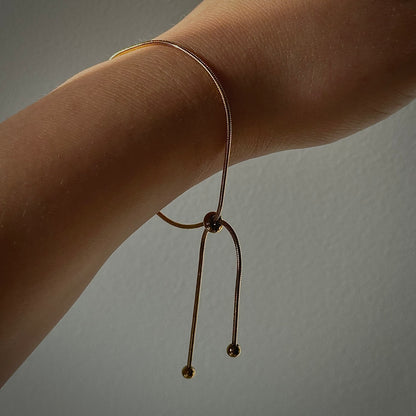 'Lyla' Bolo Bracelet (Gold)