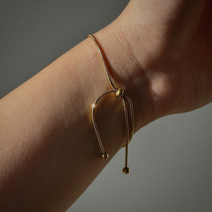 'Lyla' Bolo Bracelet (Gold)