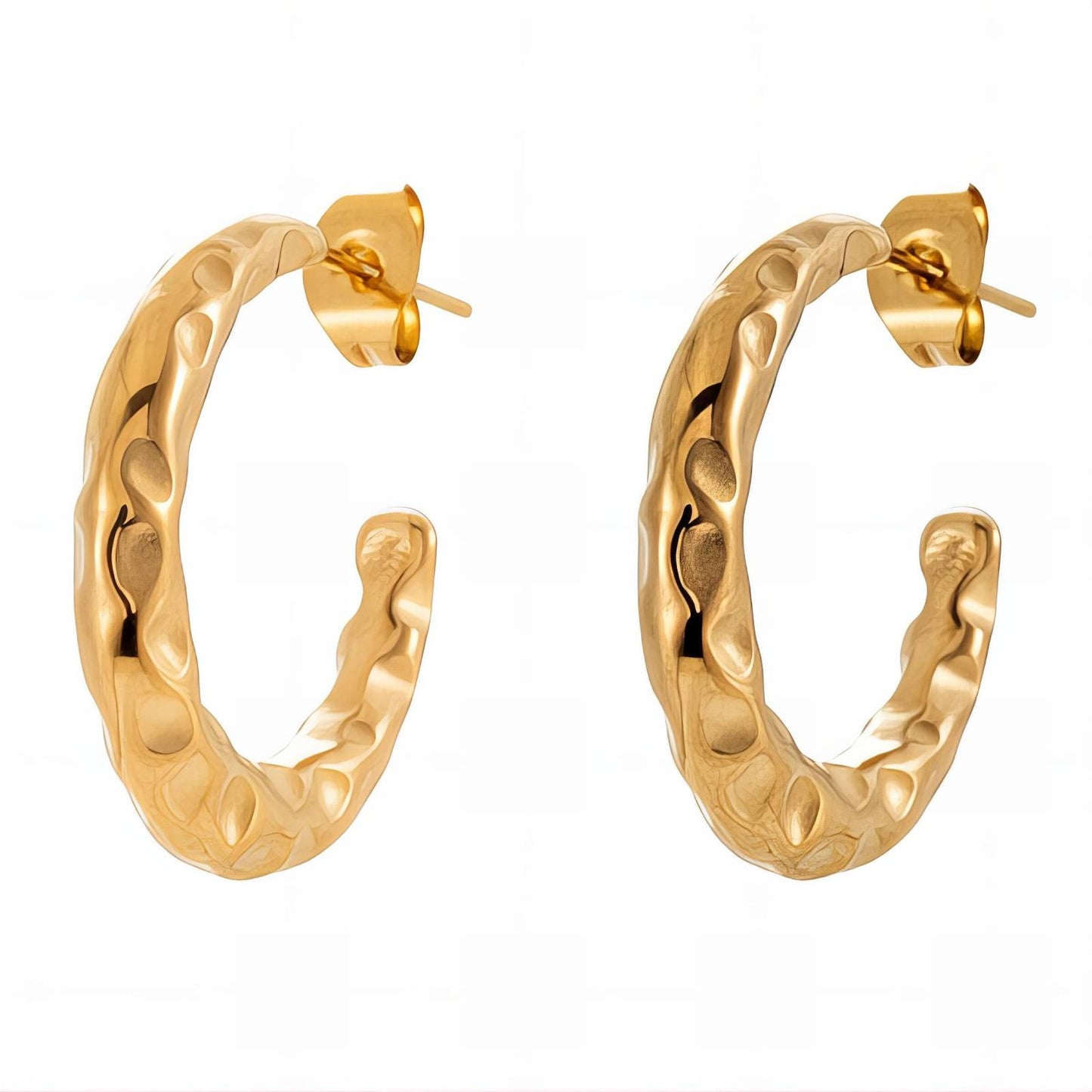 'Arya' Hoops Gold