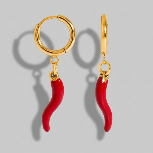 ‘Olivia’ Corni Chilli Earrings