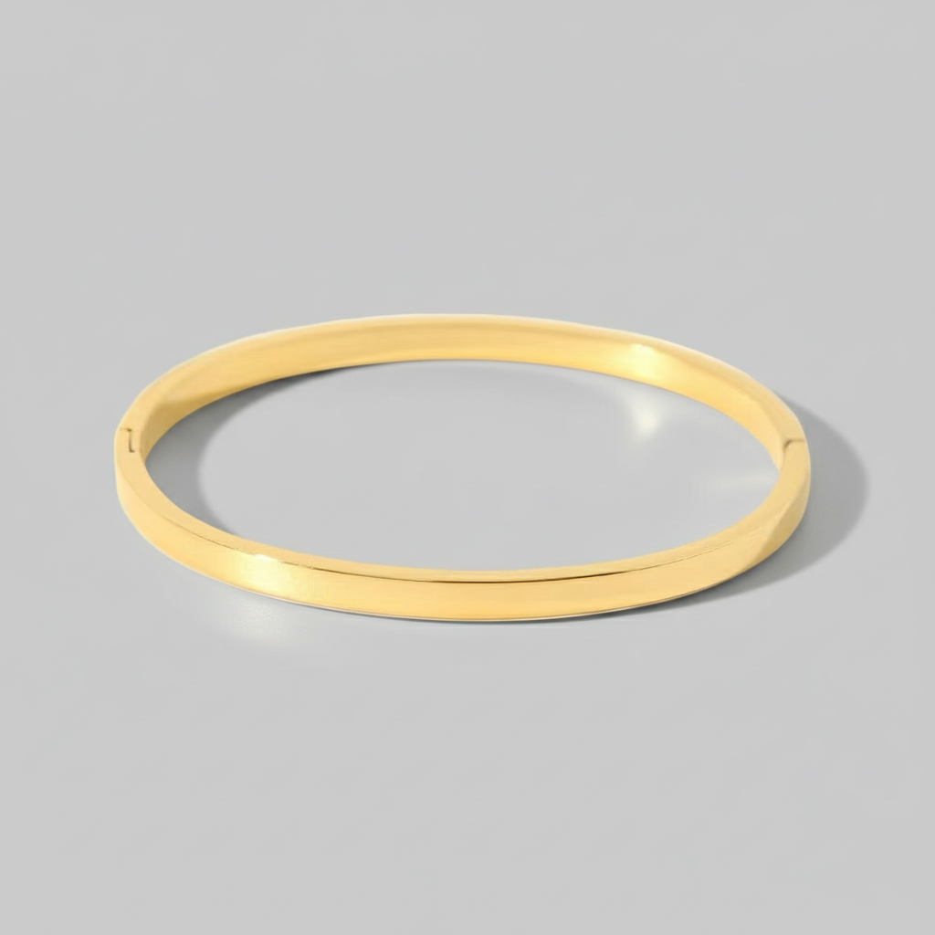 ‘Elodie’ Plain Gold/ Silver Bangle