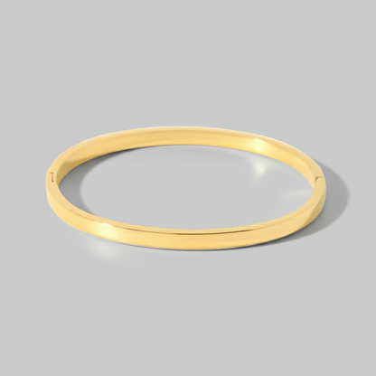‘Elodie’ Plain Gold/ Silver Bangle