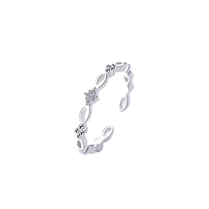 'Viola' Dainty Ring Gold/Silver