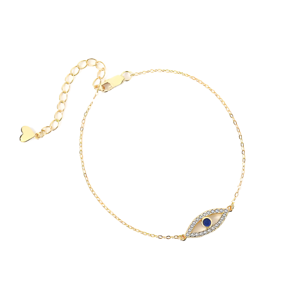 'Abrial' Evil Eye Bracelet Gold/Silver