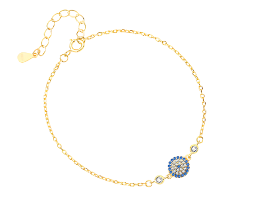 'Zera' Evil Eye Bracelet Gold/Silver