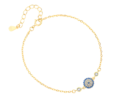 'Zera' Evil Eye Bracelet Gold/Silver