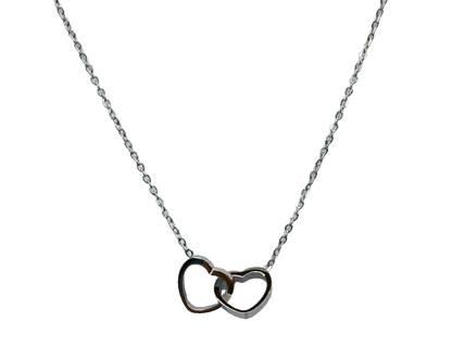 'Chelsea' Heart Necklace Gold/Silver