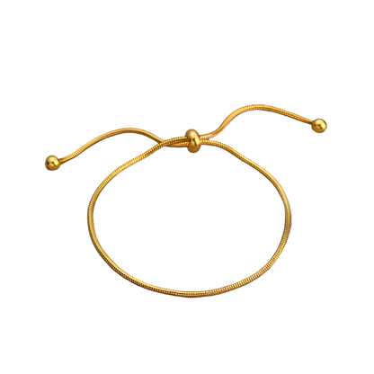 'Lyla' Bolo Bracelet (Gold)